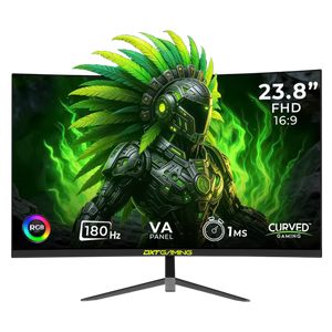 Monitor Curvo 23.8" DXT GAMING Full HD, VA, 180Hz, Negro