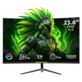 Monitor Curvo 23.8" DXT GAMING Full HD, VA, 180Hz, Negro