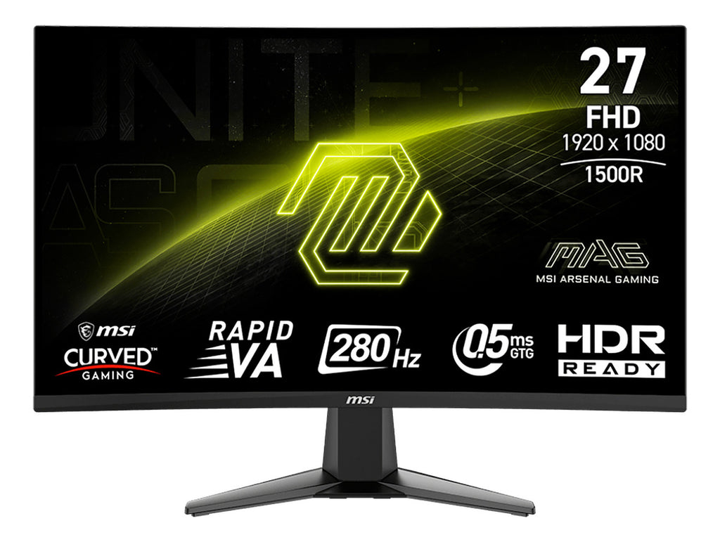 Monitor Curvo 27 MSI MAG 0.5ms 280Hz Full HD Rapid VA Negro