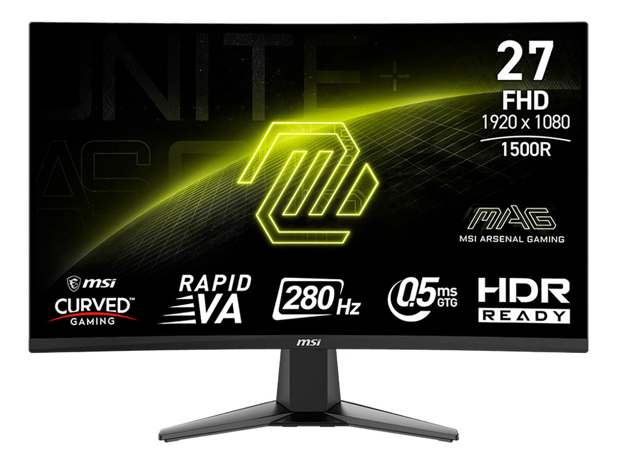 Monitor Curvo 27 MSI MAG 0.5ms 280Hz Full HD Rapid VA Negro