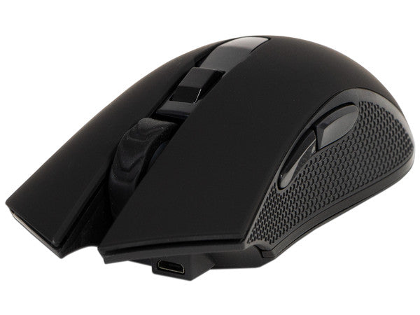 Mouse Óptico Inalámbrico Game Factor MO-600, hasta 2400 Dpi, 6 Botones, Negro.