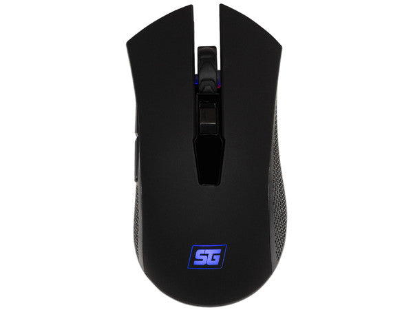 Mouse Óptico Inalámbrico Game Factor MO-600, hasta 2400 Dpi, 6 Botones, Negro.
