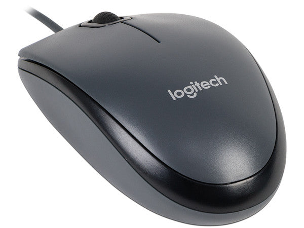 Mouse Óptico Logitech M90, 1,000 dpi, USB, Negro/Gris