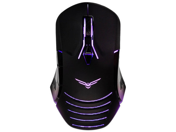 Mouse NACEB OSIRIS NA-0964, hasta 7200 dpi, 7 botones, RGB, Alámbrico, Negro.