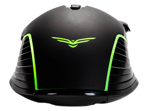 Mouse NACEB OBELISK, hasta 3600 dpi, 7 botones, RGB, Alámbrico, Negro.