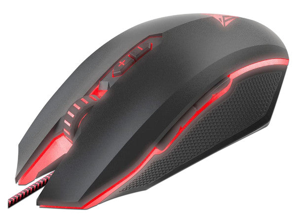 Mouse Patriot Viper V530, hasta 4000 dpi, 7 botones, RGB, Negro