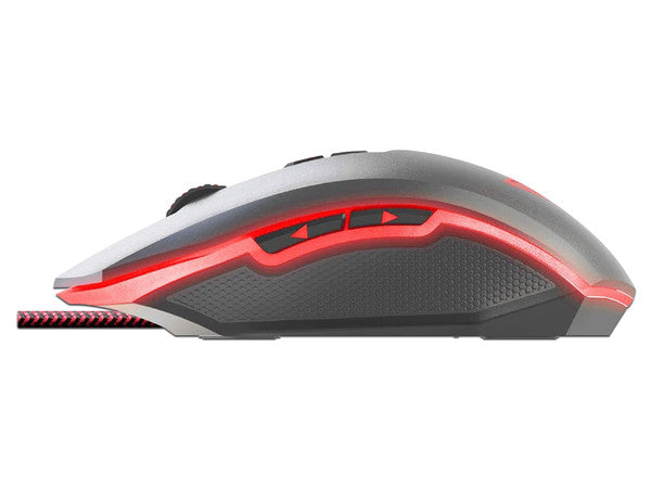 Mouse Patriot Viper V530, hasta 4000 dpi, 7 botones, RGB, Negro