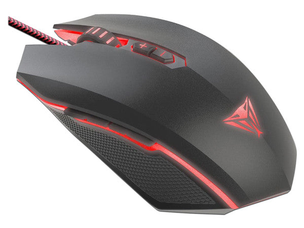 Mouse Patriot Viper V530, hasta 4000 dpi, 7 botones, RGB, Negro