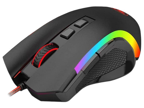 Mouse Redragon GRIFFIN, hasta 7,200 dpi, RGB, Negro