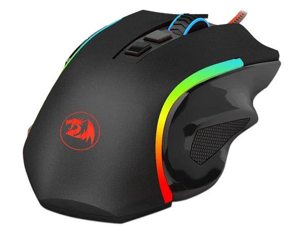 Mouse Redragon GRIFFIN, hasta 7,200 dpi, RGB, Negro