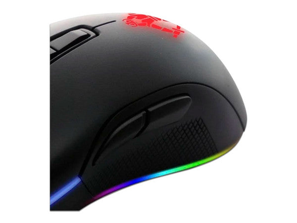 Mouse Yeyian Claymore Series 2000, 12,000 dpi, 7 botones, RGB, Negro