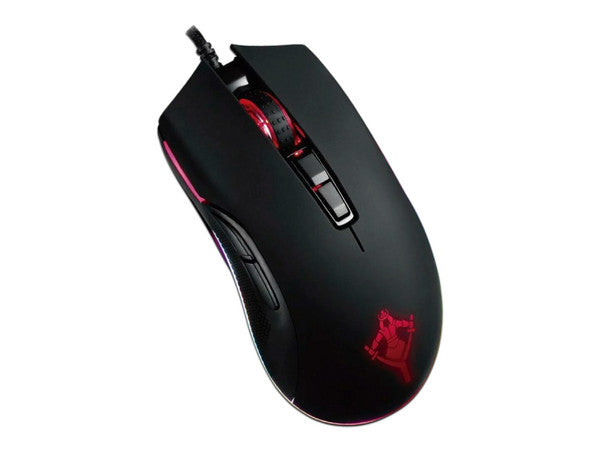 Mouse Yeyian Claymore Series 2000, 12,000 dpi, 7 botones, RGB, Negro