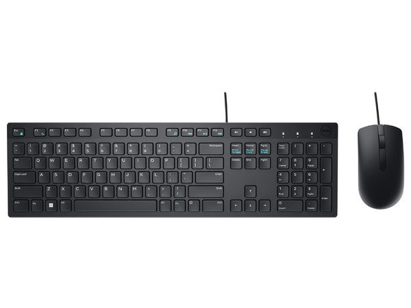 Teclado y Mouse Óptico DELL, Alámbrico, USB 2.0, Español, modelo KM300C