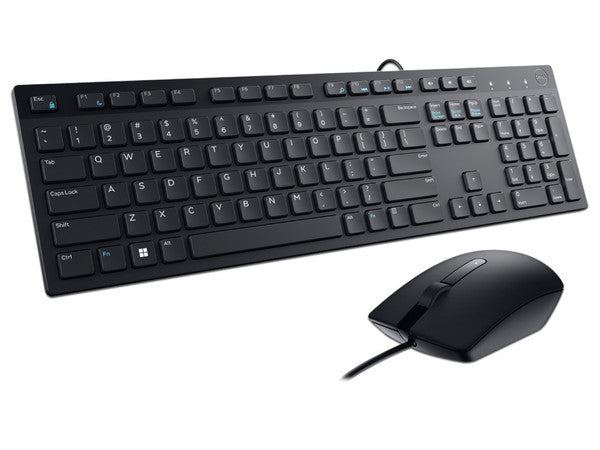 Teclado y Mouse Óptico DELL, Alámbrico, USB 2.0, Español, modelo KM300C