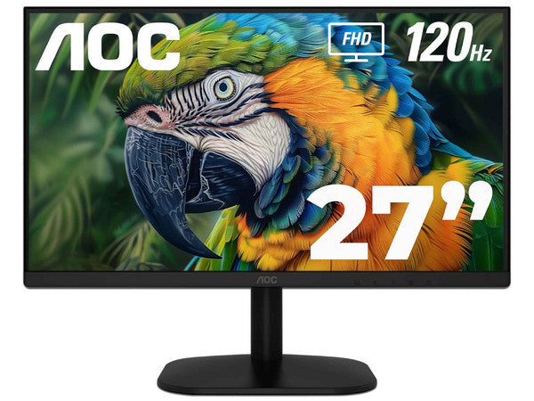 Monitor LED AOC de 27", Full HD, 1 ms, 120 Hz, Negro, modelo 27B35H3