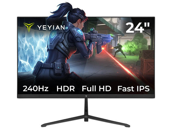 Monitor Yeyian Elysium24 23.8" Full HD 240Hz 1ms Negro YMF-FP24-M1 Competitivo