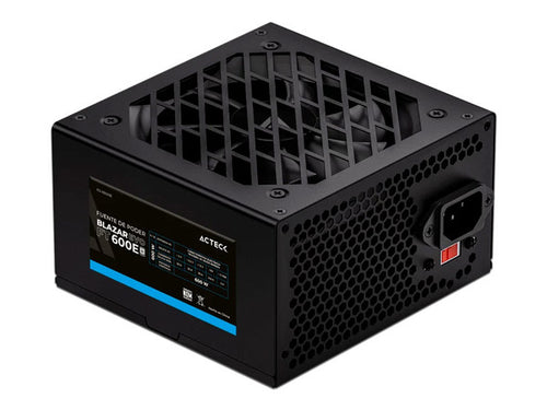 Fuente de Poder Acteck Blazar Evo FT600E de 600W, ATX, Negro