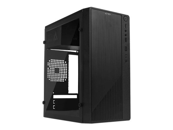 Gabinete Micro Slim Acteck KIOTO GC220, Micro-ATX + fuente de poder de 500W.