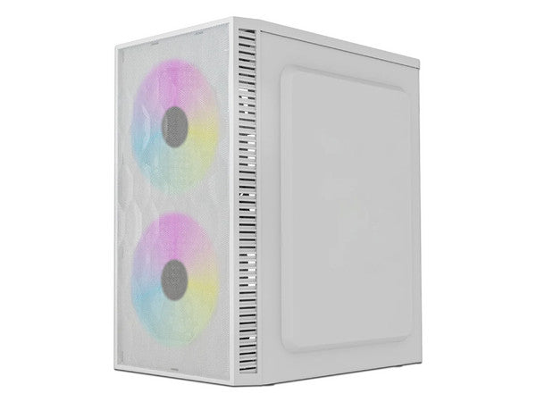 Gabinete Acteck Fuji, Mini-Tower, Micro-ATX + fuente de poder de 500W, Blanco