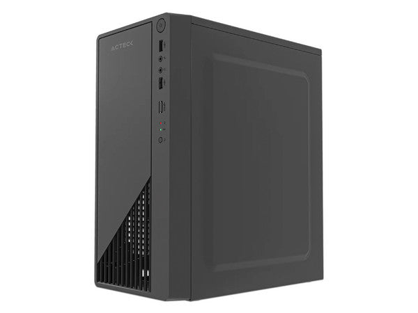 Gabinete Acteck Kioto Mini-Tower, Micro-ATX, + fuente de poder de 500W, Negro