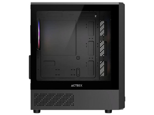 Gabinete Acteck Zyron, Mini Tower, Micro-ATX + 3 Ventiladores FRGB de 120mm
