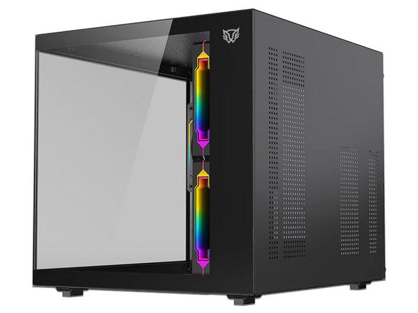 Gabinete BALAM RUSH Tank Glow Plus 3700, Mid Tower, Micro ATX + 3 Ventiladores de 120mm