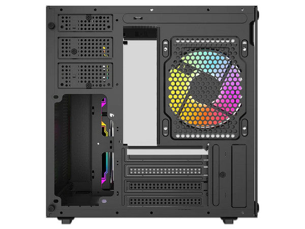 Gabinete BALAM RUSH Tank Glow Plus 3700, Mid Tower, Micro ATX + 3 Ventiladores de 120mm