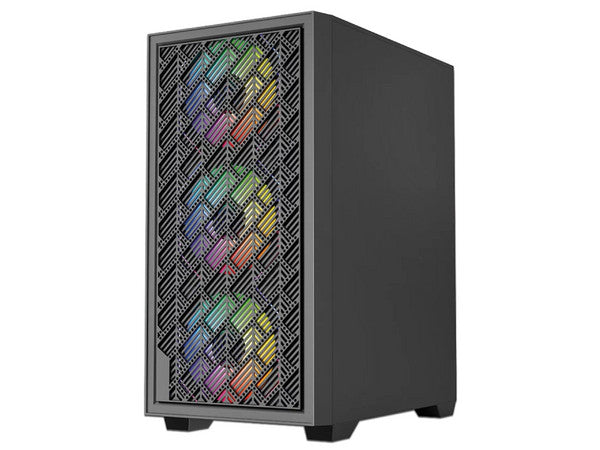 Gabinete Balam Rush Nitrox Edge Aircool 4700A, Mini-Tower, Micro ATX + 4 Ventiladores x 120mm, Negro.