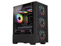 Gabinete Balam Rush Nitrox Edge Aircool 4700A, Mini-Tower, Micro ATX + 4 Ventiladores x 120mm, Negro.