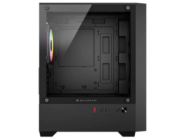 Gabinete Balam Rush Nitrox Edge Aircool 4700A, Mini-Tower, Micro ATX + 4 Ventiladores x 120mm, Negro.