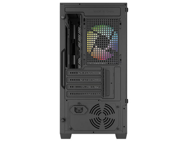 Gabinete Balam Rush Nitrox Edge Aircool 4700A, Mini-Tower, Micro ATX + 4 Ventiladores x 120mm, Negro.