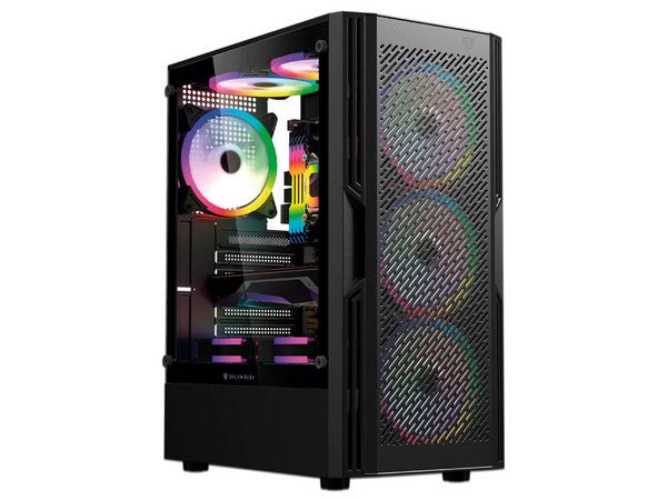 Gabinete Balam Rush Dragonfly Ventra GM570, Mid-Tower, ATX, + Ventiladores 4 x 120mm, Negro.