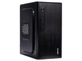 Gabinete Evotec EV-1023 Mini ATX + fuente de 500W + 3 ventiladores, negro.