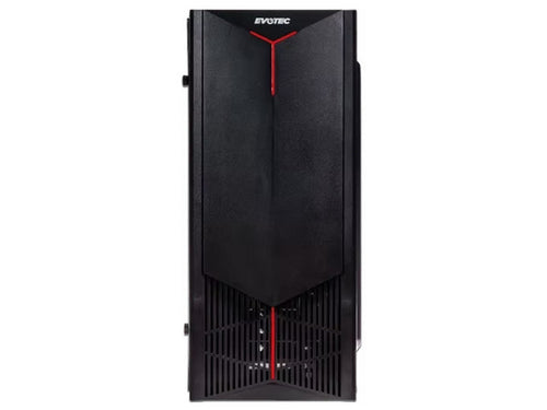 Gabinete Evotec + fuente de 500W, negro