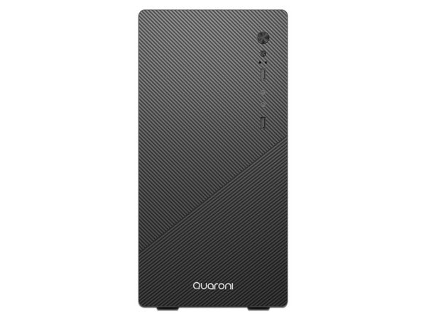Gabinete Quaroni Negro modelo QCMT-10 + Fuente de poder 500W