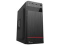Gabinete Stylos + fuente de poder de 500W, Micro-ATX, Negro