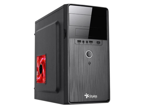 Gabinete Stylos, Micro-ATX + Fuente de poder de 500W