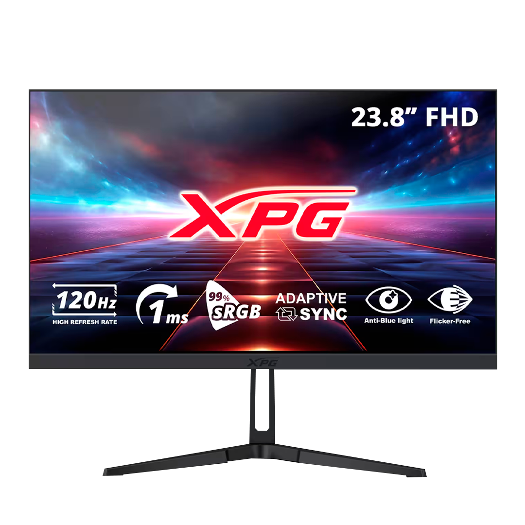 Monitor XPG de 23.8" Full HD 120Hz, IPS, Negro