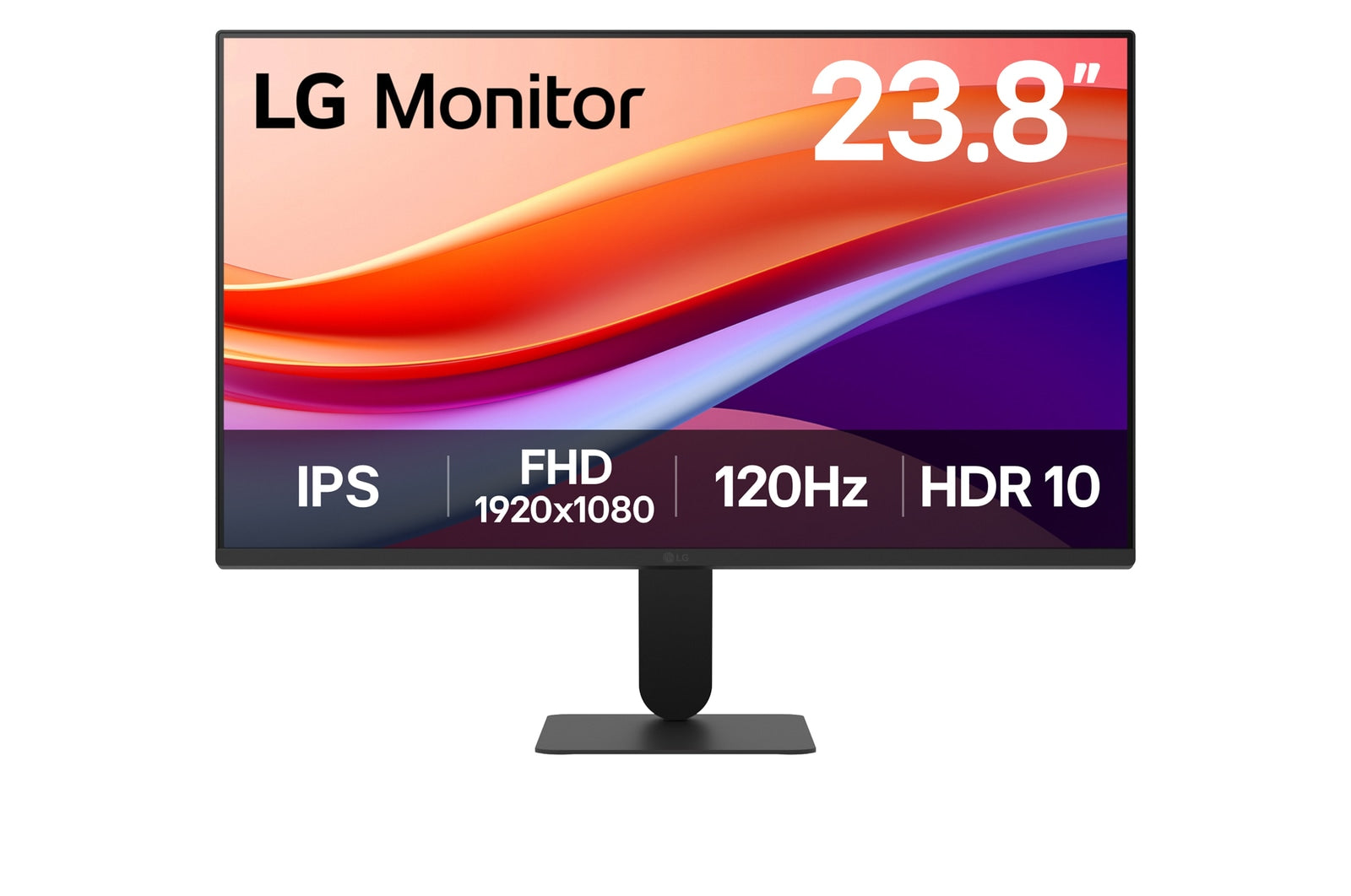 Monitor LED LG 23.8" Full HD 120hz, IPS, Negro, 24U411A-B